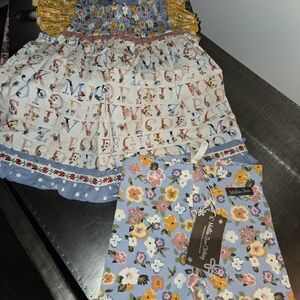 Matilda Jane Blue Floral Smocked Dress